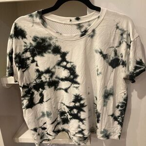 Moving sale! Lululemon Train To Be Shibori Black and white T-shirt